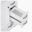 Base de meuble-lavabo simple 35,5 po seulement en blanc