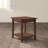 Eftim Solid Mahogany End Table