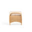 70cm Wide Solid Colour Footstool Ottoman