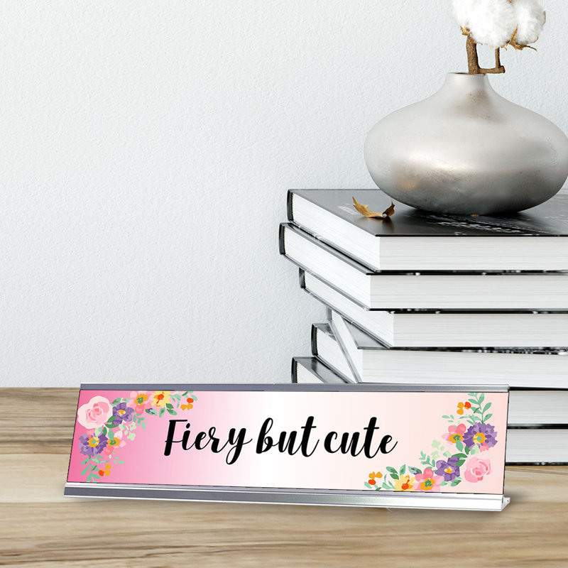 Enseigne de bureau Floral