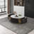 Jahnea Round Coffee Table with Storage, 2 Drawers-988973400-988973399
