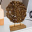 Sculpture en bois Youngblood sur base