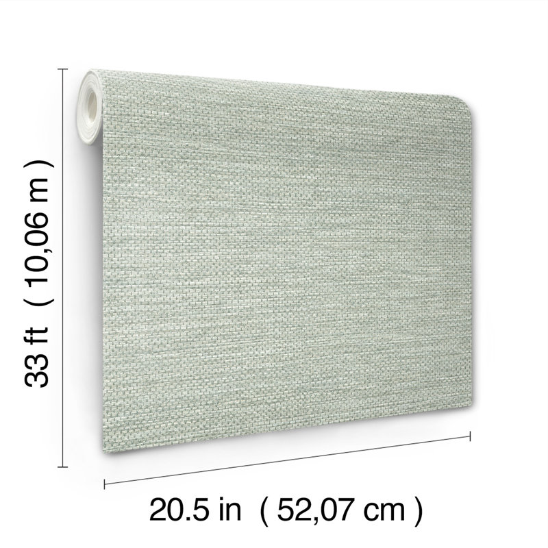 Largo Striated Wallpaper, Seafoam 