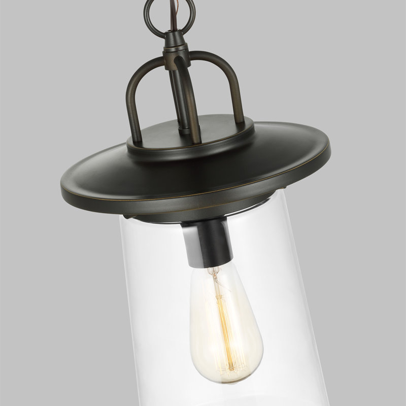 Daire Outdoor Hanging Lantern, Antique Bronze