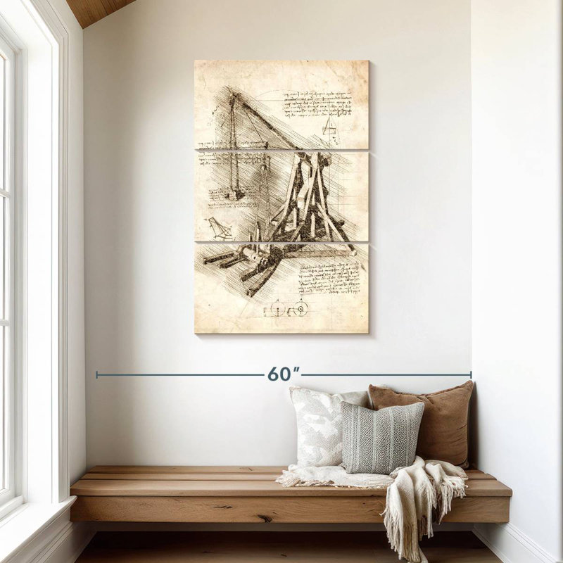 Laelle Trebuchet, 45" H x 28" W