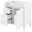 Meuble-lavabo de salle de bain moderne de 30 po, 3 tiroirs avec tiroir basculant, organisateur de porte d'armoire, tablette réglable, glissières de tiroir en métal lisse, pieds romains exquis, conception à fermeture en douceur 2 et 1, texturé-1238218963-1238218956