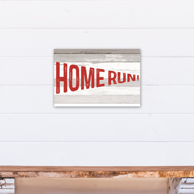 Art sur toile en flamme home run Brunson, H 12 po x l 18 po x P 1,25 po