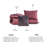  Bebejan Mauve Dreams 100% Cotton Sateen 5 Piece Reversible Comforter Set-122569081