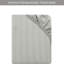 Soft & Cozy 40cm Extra Deep Pocket Microfiber Striped Fitted Sheet-119207600-119207612