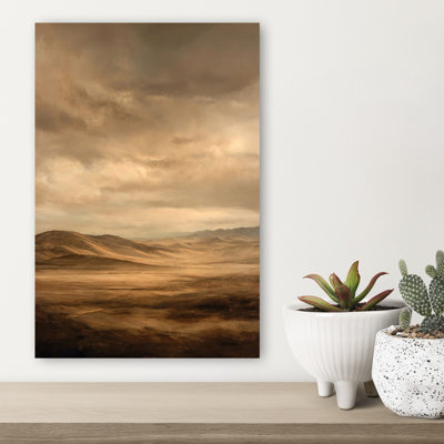 «Rolling Hills IV Contemporary Landscape Nature», reproduction d'art murale