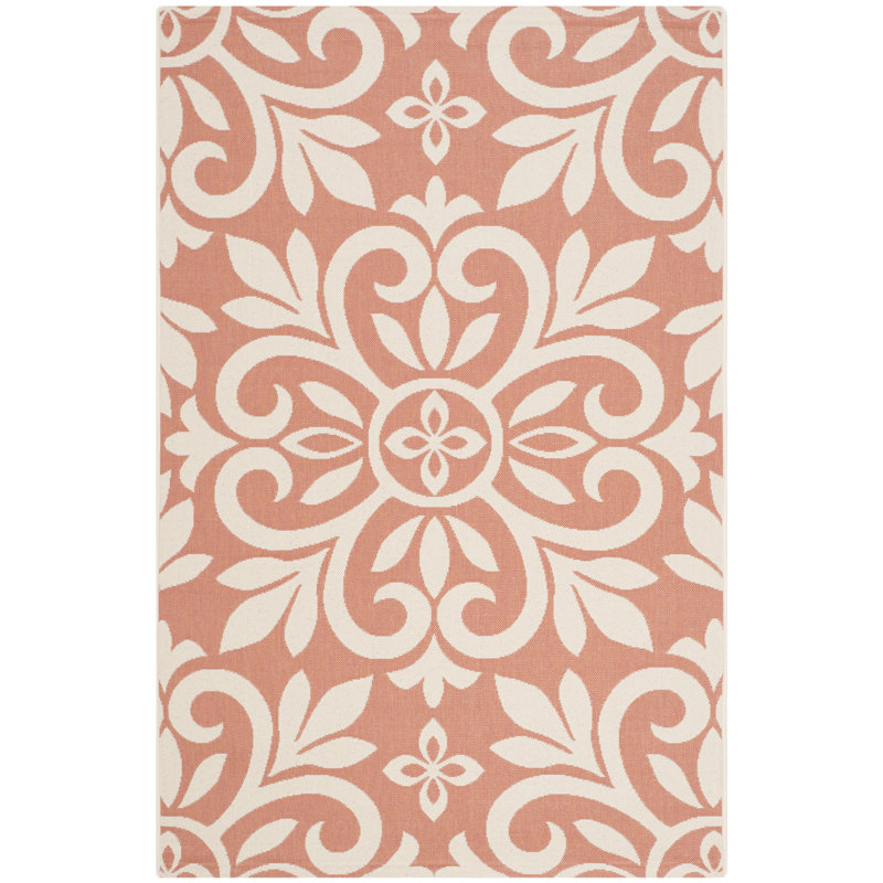 Ruthville Performance Floral Rug, Rectangle 5'3" x 7'7"