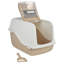 Hooded Cat Litter Tray - Charcoal Filter and Scoop-2143467373