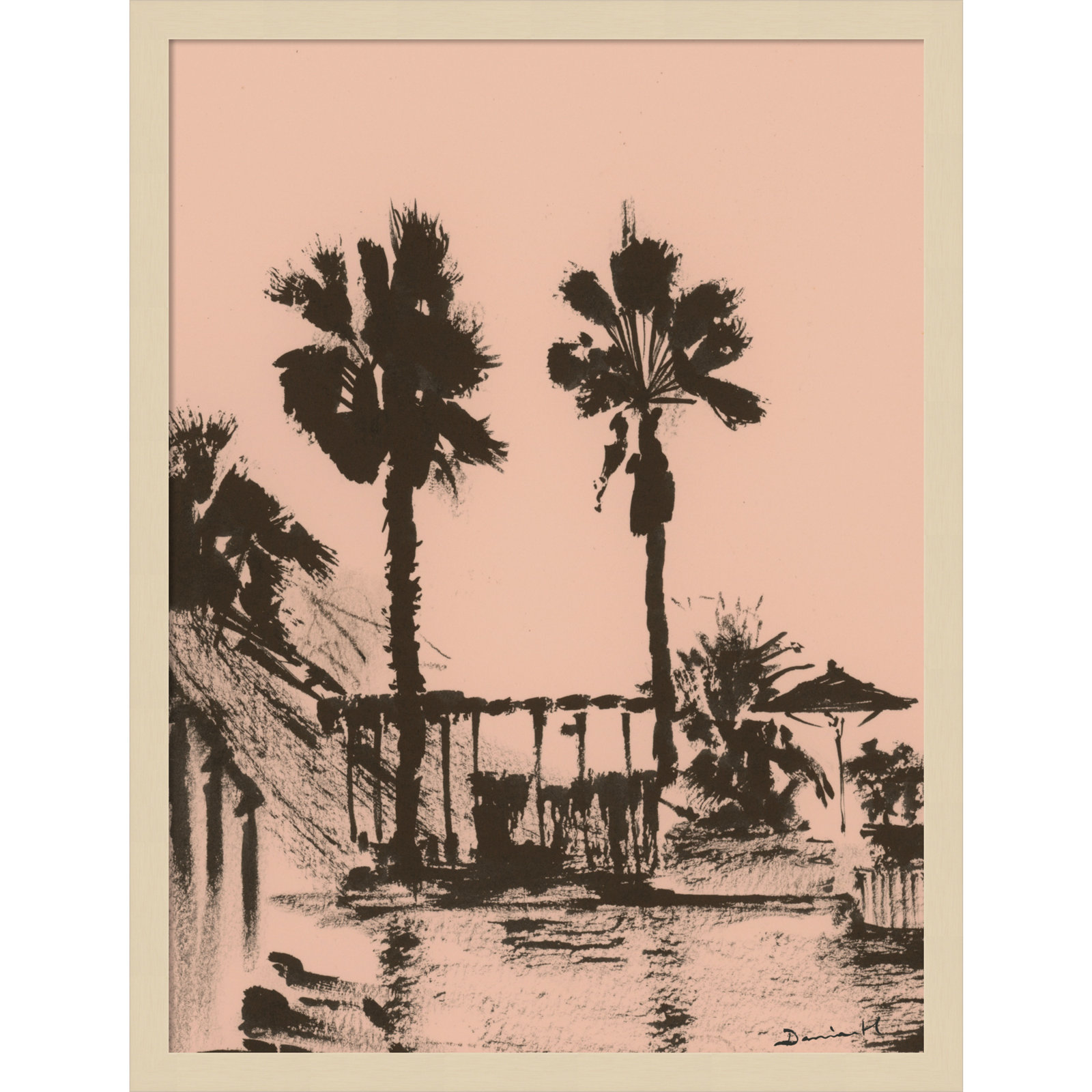 Holiday Print by Dan Hobday, Brown, 25" H x 19" W