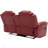Home Theater Seating Manual Recliner Loveseat With Hide-Away Storage, Cup Holders And LED Light Strip For Living Room-930334945