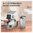 LINKChef 20-Bar Espresso Machine with Steam Wand for Cappuccino and Latte
