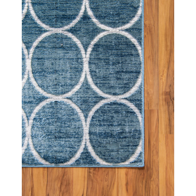Linares Geometric Hand Woven Area Rug, Rectangle 152 x 244cm