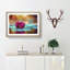 Pink Water Lily Flower in Abstract - Picture Frame Painting Print-55601163-55601162