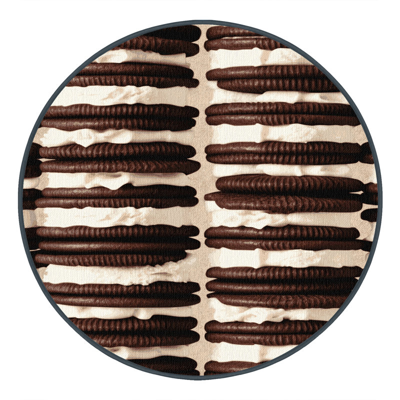  Tapis lavable avec crème glacée et desserts, Tapis de couloir 2 pi x 4 pi