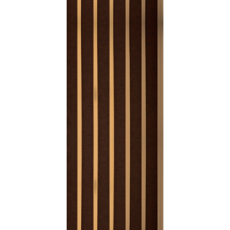 Grandes lattes L 112 po x l 9,5 po x P 0,5 po avec parois en lattes de bois en polystyrène de 147 pieds carrés