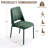 PU Leather Armless Dining Chair-117454274