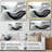 Liquid Streams Monochrome - Waves Wall Art-715807999-715807986
