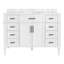 Meuble-lavabo simple 48 po avec plateau en marbre Dayan-1752063173