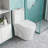 Modern One-Piece Toilet With Dual-Flush, Elongated Comfort Height, Soft-Closing Seat, Ceramic-128993258