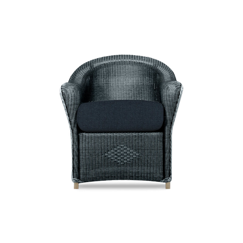 Reflections Outdoor Dining Armchair, Bark, Demo Stone