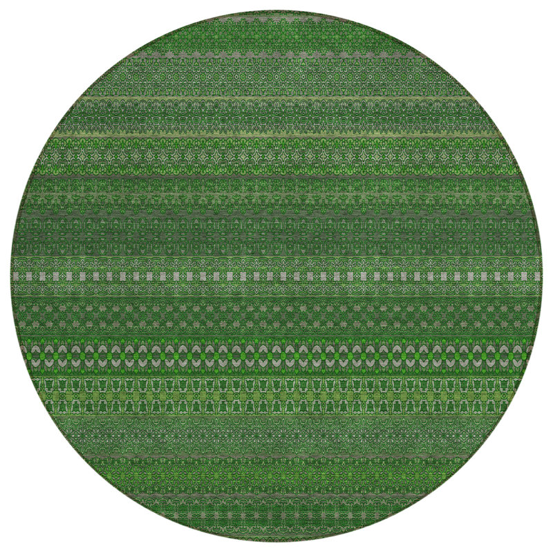 Tapis intérieur / extérieur Kinslee, Rond 8 pi