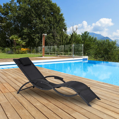Chaise longue simple 63,98 po Frewsburg