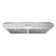 Streamline 30 In. T-3727-1-CL Vinadio Convertible Undermount 80 CFM Range Hood In Brushed Stainless Steel With Mesh Filters, Push Button Control, LED Light