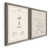 Toile avec cadre gris sélectionné