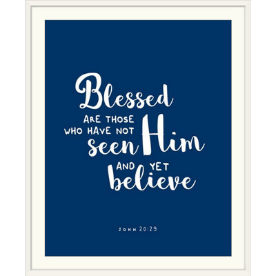 « john 20:29-scripture art », art textuel