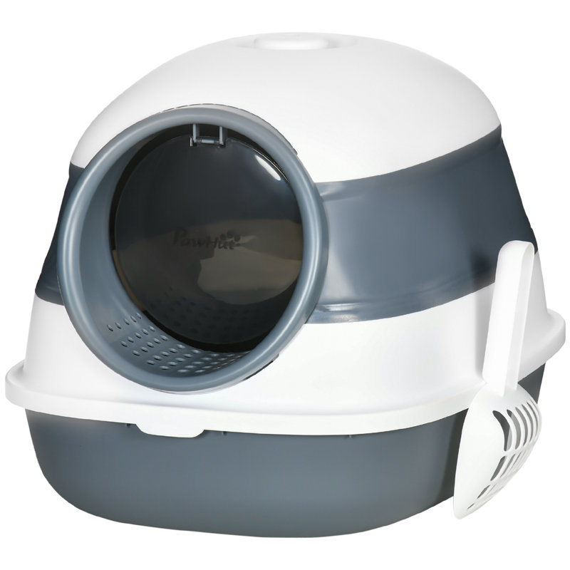 Plastic Litter Box Enclosure with Scoop