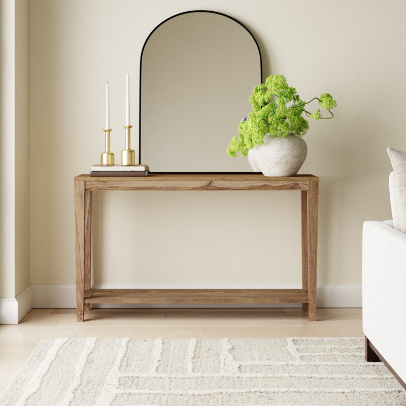 Jacie 50'' Solid Wood Console Table, Natural
