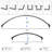 72'' Curved Fixed Shower Curtain Rod-65943009