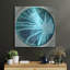 Ivy Bronx «Cracked Glass Blue» par IMB, art mural en métal-1056262827