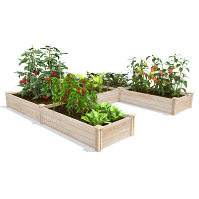 Wood Raised Garden Bed