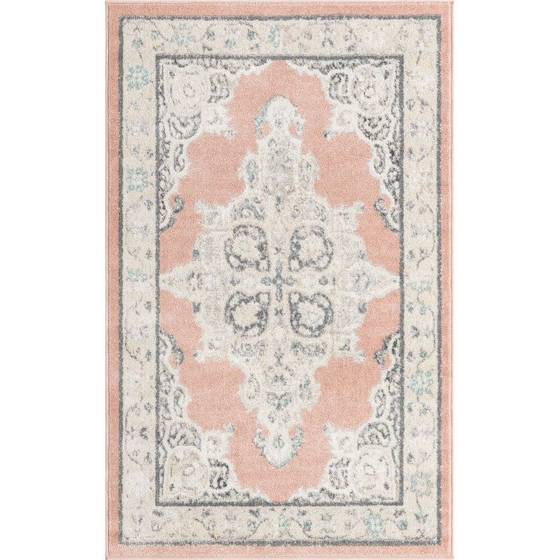 Troayurgh Oriental Indoor Rug, Rectangle 3'3" x 5'3"