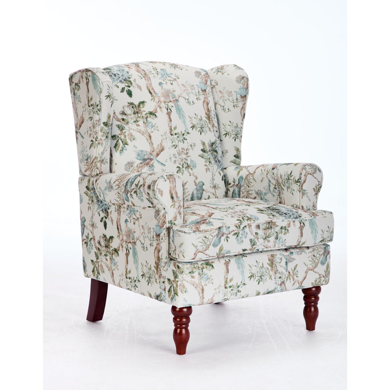 Upholstered Fabric Armchair