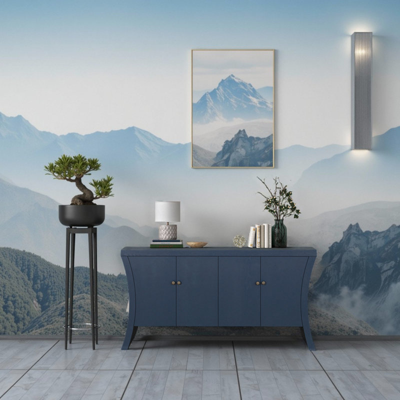 Crespo 59'' Sideboard, Navy Blue