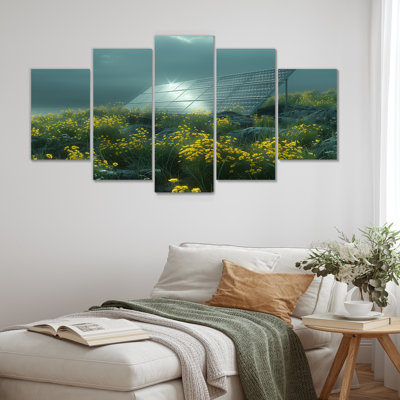 Yellow Green Eco Friendly Energy Solar Panels - Solar Panels Wall Decor Set -  Lark Manor™, 4D0F7701C84A4F08B498B59BCE968BE7