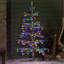 Indoor/Outdoor Multi Color LED Frosted Tree with Globe Lights 4'