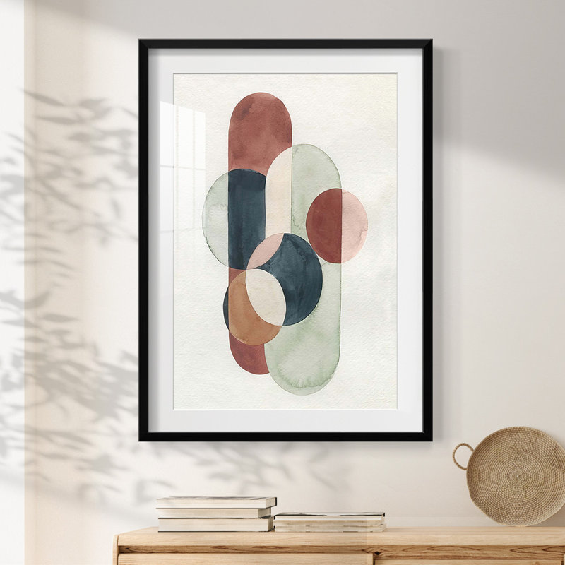 Loops and Bonds I - Impression encadrée, H 28,5 po x l 20,5 po, Noir