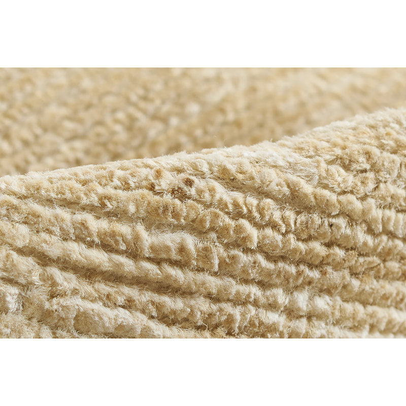 Caterina Abstract Area Rug in Beige, Rectangle 5' x 8'