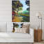 Alley in Colorful Spring Park - peinture sur toile-67438996-67438995