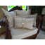  Coussin lombaire en coton Oyster Shell