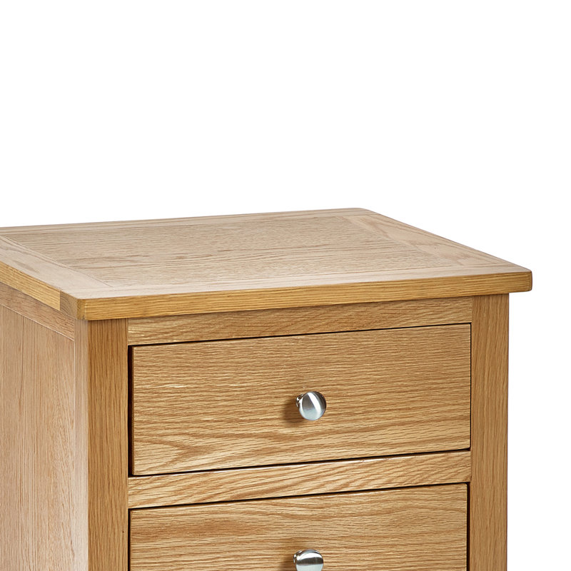 Kleon 44cm W Solid Wood Bedside Table