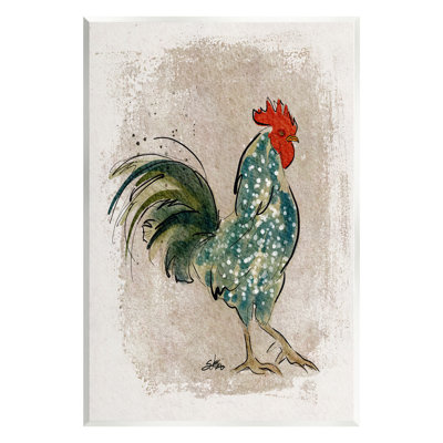 Poule mouchetée, oiseau de campagne - impression