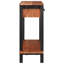 110cm Solid Wood Top Console Table